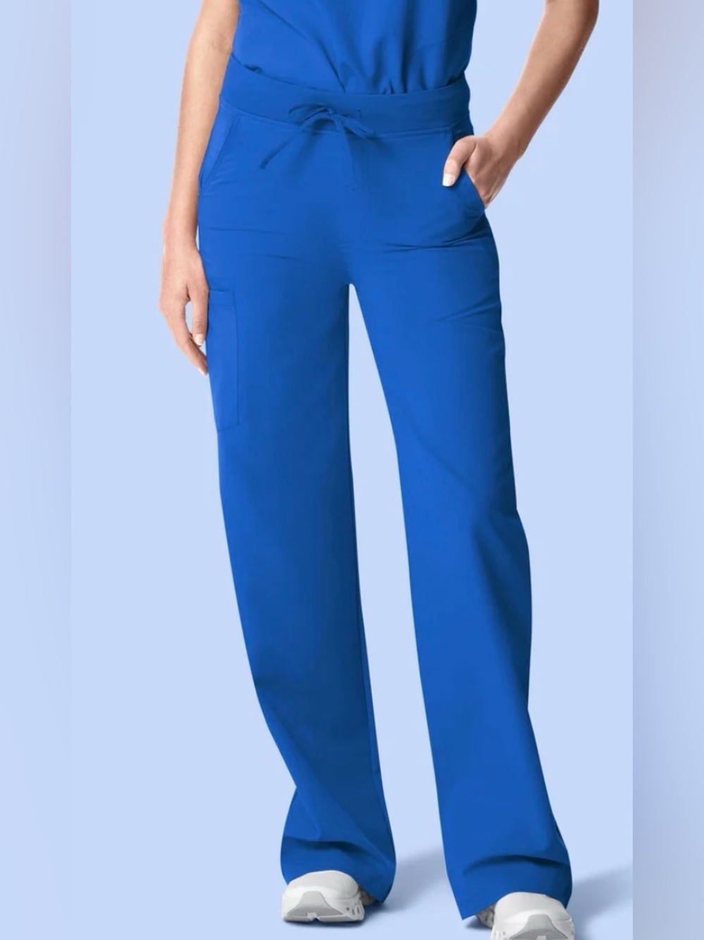 Mandala High-Waisted Wide Leg Scrub pant